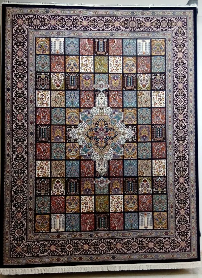 فرش‌های طرح قابی (خشتی)