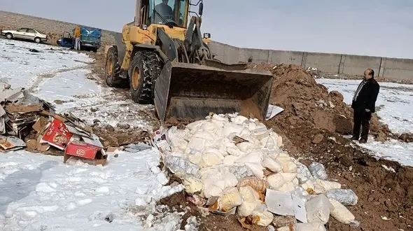 این پنیر پیتزاها بدجوری کش آمدند / بیش از 4 تن معدوم شد