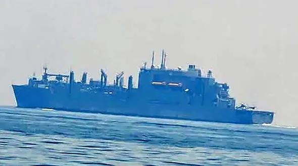 رصد ناو آمریکایی «پل همیلتون» از سوی نیروی دریایی سپاه