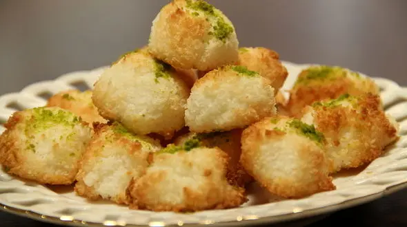 دستور تهیه شیرینی نارگیلی خانگی